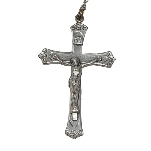 NOS Vintage Rosary Black Beads Malco Boxwood K of C Knights of Columbus 7693 - Picture 14 of 16